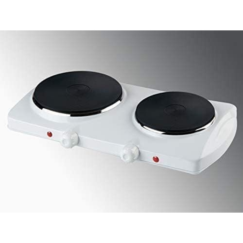 Electric Hot Plate Impex HP 202 Stainless Steel Double with Auto Thermostat, 2500W - 6