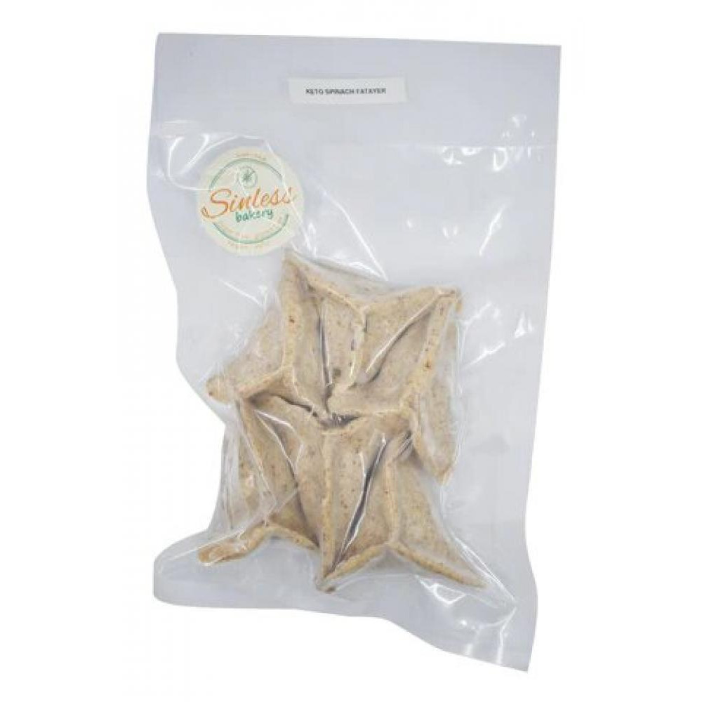 Sinless Bakery Frozen Keto Spinach Fatayer 230g - 1
