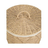 Homesmiths Large Round Paper Rope Hamper Natural Dia 40 x H62 cm - 3 miniature