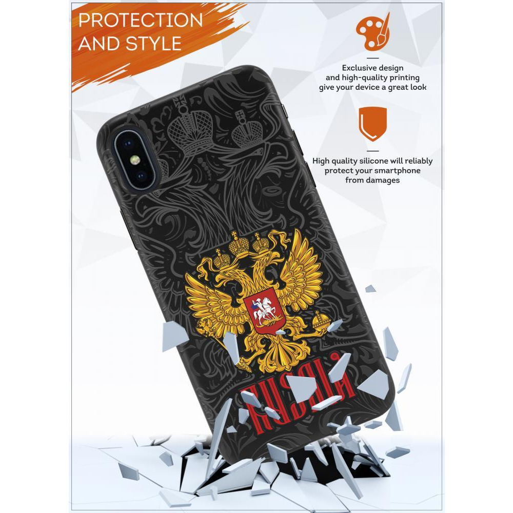 Protective Case Cover for Apple iPhone X / Xs Russia - 3