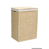 Homesmiths Large Laundry Hamper Natural with Liner 40 x 30 x 55 cm - 1 miniature