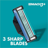 Gillette / Cartridges, Mach3 +, 5 pcs - 2 miniature
