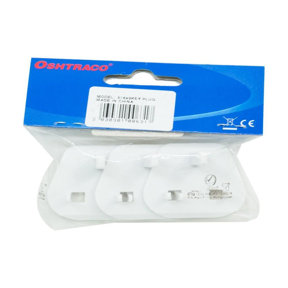 Oshtraco 3 Piece Pack Key Conversion Plug - 1