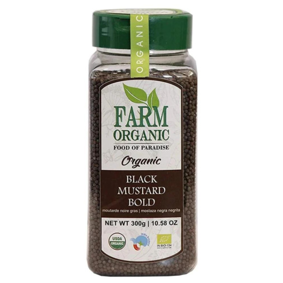Семена Черной Горчицы Farm Organic (ЖИРНЫЙ) 300 г