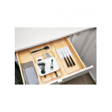 iDesign Crisp Knife Organizer Clear Matte White - 4 miniature