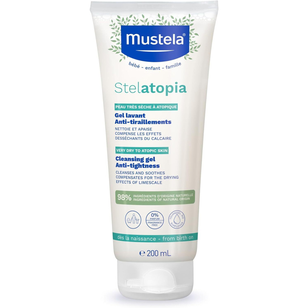 Mustela Stelatopia Eczema-Prone Skin Cleansing Gel, 200ml - 1