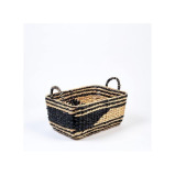 Homesmiths Large Water Hyacinth Storage Basket L44 x W30 x H20 cm - 1 miniature