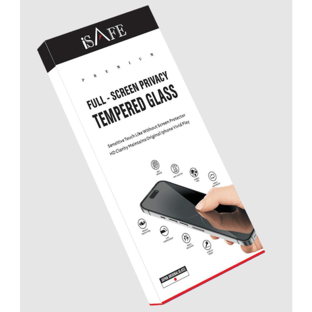 ISAFE HD GLASS SCREEN GUARD IPHONE 14 PRO MATTE PRIVACY - 2