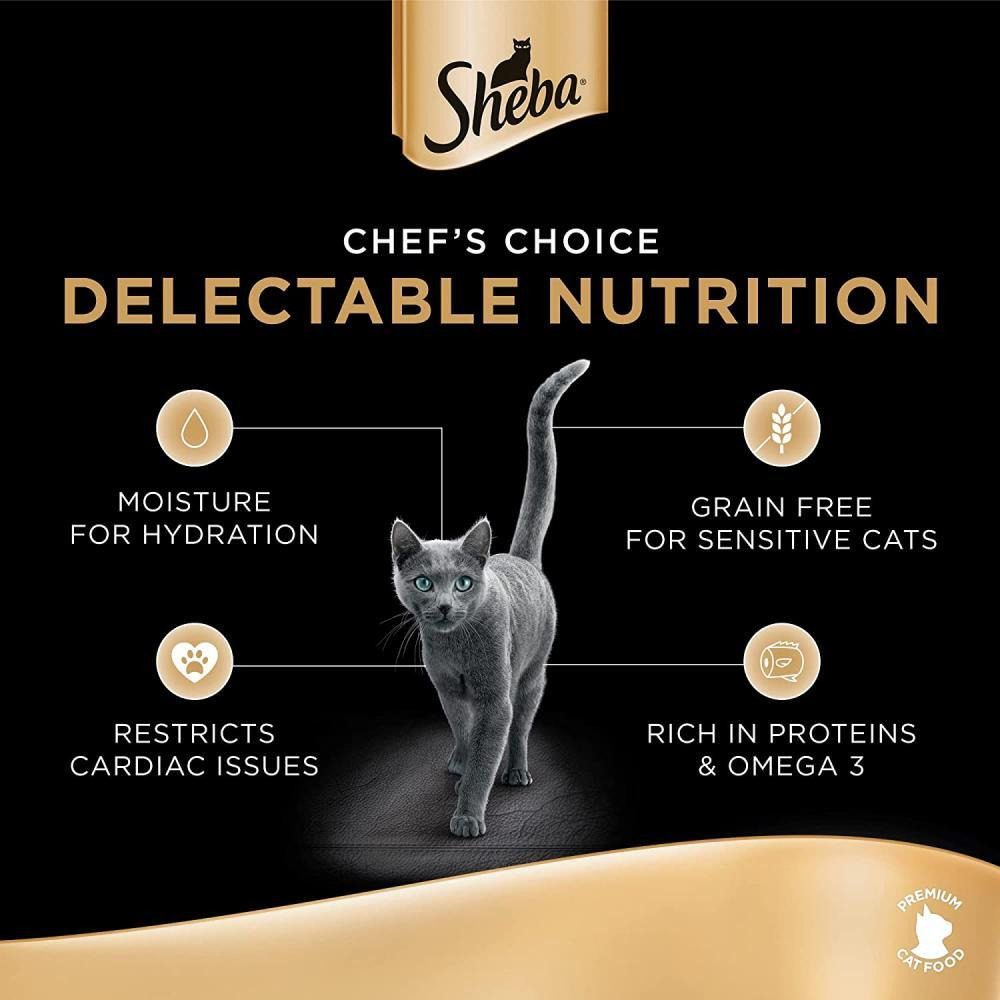 Sheba / Cat food, Tuna whitemeat with snapper, 24 x 3 oz (85 g) - 3