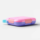 Zoku Neat Bento has compact design, Sof Touch handle, Adjustable containers and Leakproof. Pink - 1 miniature