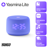 AI Smart Speaker. Use your voice to play music, learn, set up reminders, alarms, updates via Bluetooth or Wi-Fi (speaks Arabic, English) Lite Violet - 2 miniature