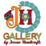 JH Gallery Lotus Hangings للديكور الزهور الجدارية المعلقة لديكور المعبد، Mandir DECOR Diwali Decor، عناصر تزيين Pooja (حزمة من 5) - 7 miniature