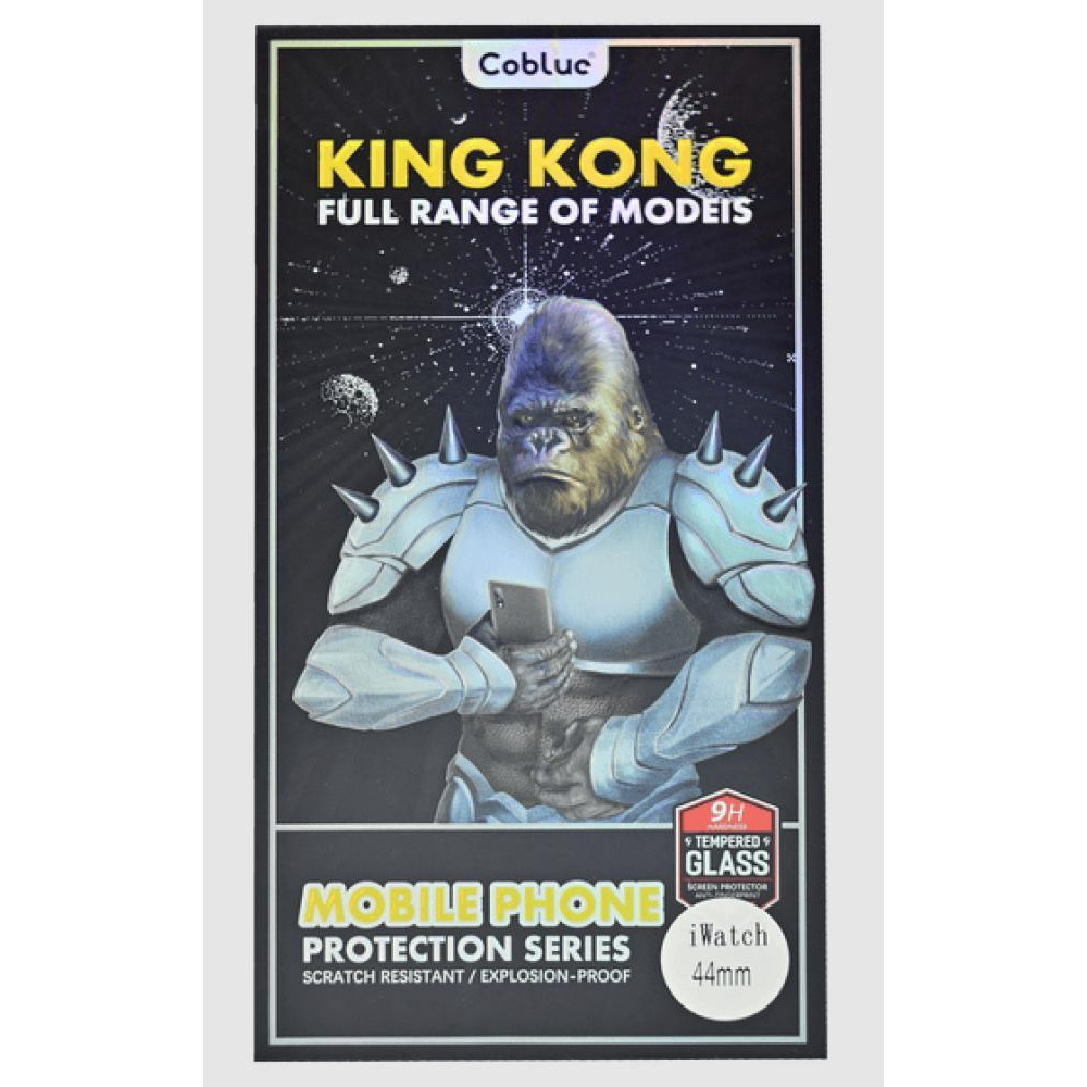 كوبلو ساعة أبل زجاج مقوى 44 ملم أسود - 1