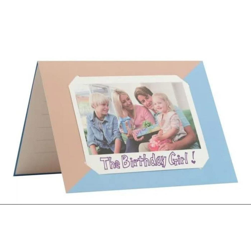 Fujifilm 16448149 Instax Wide Msg Card (Br X Bl) - 2