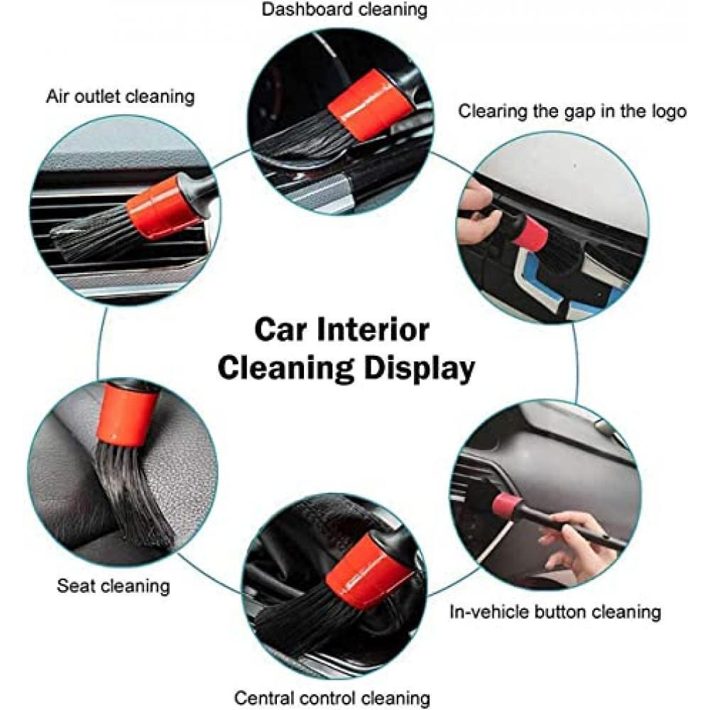 JoDyRiTht / Auto detailing brush, 5 pcs - 5