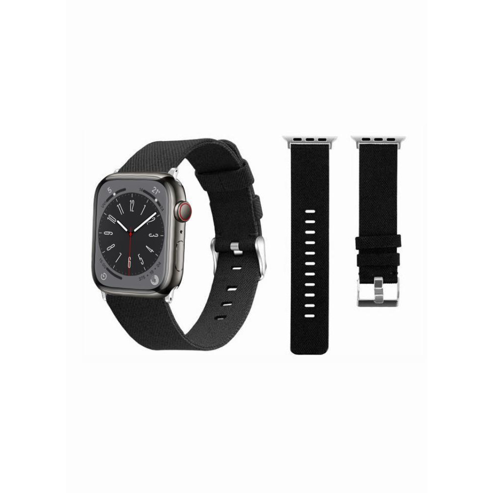 Perfii Fabric Replacement Band For Apple Watch 41/40/38mm Series 8/7/6/5/4/SE - 1