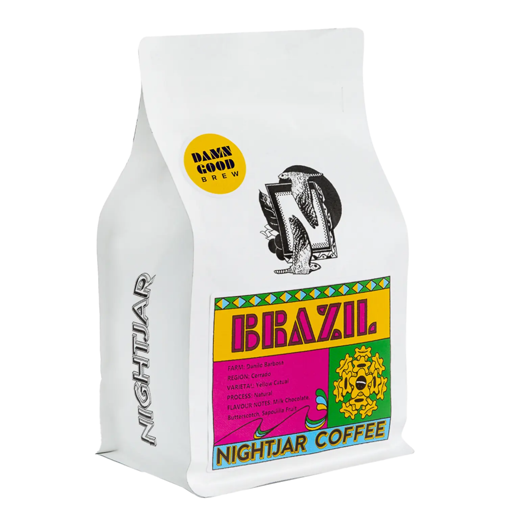 Nightjar Coffee Brazil Chachoeira Natural Coffee Beans 250g - 1