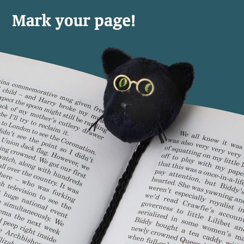 Book-Tails Bookmark - Black Cat - 2