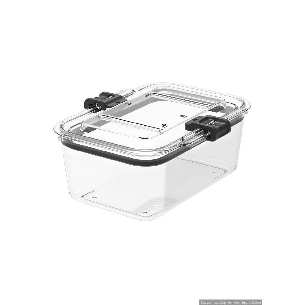 حاوية طعام لاتشلوك تريتان من بريبارا، سعة 5.25 كوب، مجموعة من قطعتين - 1