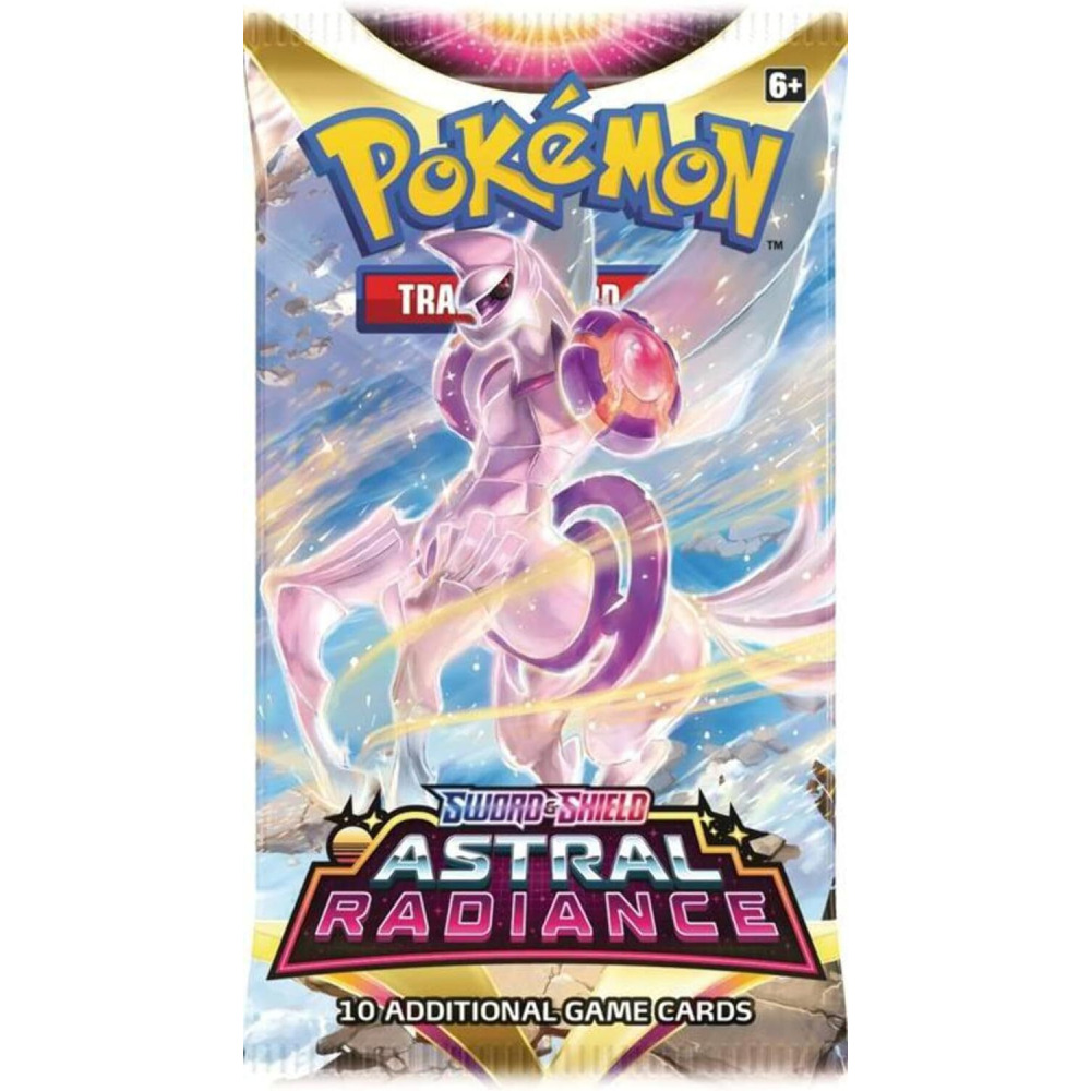 Pokemon TCG Sword & Shield 10 Astral Radiance Booster 10 Cards : Trading Card Game - 1