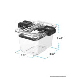Prepara Latchlok Tritan Контейнер Для ПИЩЕВЫХ Продуктов 0,5 стакана, НАБОР из 2 шт. - 2 miniature