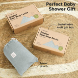 KeaBabies Original Wrap Carrier(grey) - 3 miniature