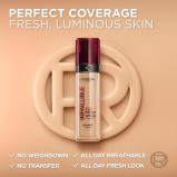 L'Oreal Paris Infaillible 32H Freshwear Foundation, SPF 25, 100 Warm, 30ml - 2 miniature