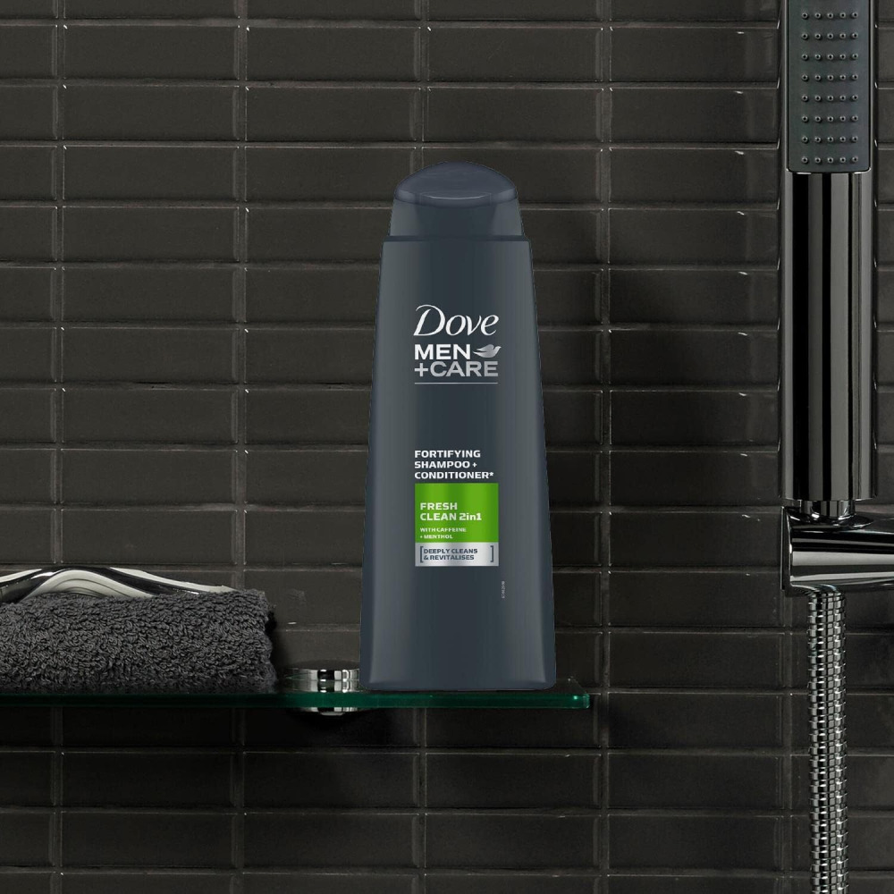 Dove Men + Care Fresh Clean 2 в 1 Шампунь и КОНДИЦИОНЕР, 400 мл - 7