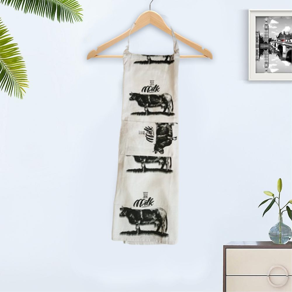 Kitchen Apron BYFT Orchard Cow design - 1