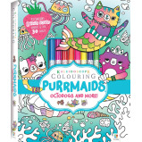 Hinkler Kaleidoscope: Colouring with Purrmaids & Octodogs - 1 miniature