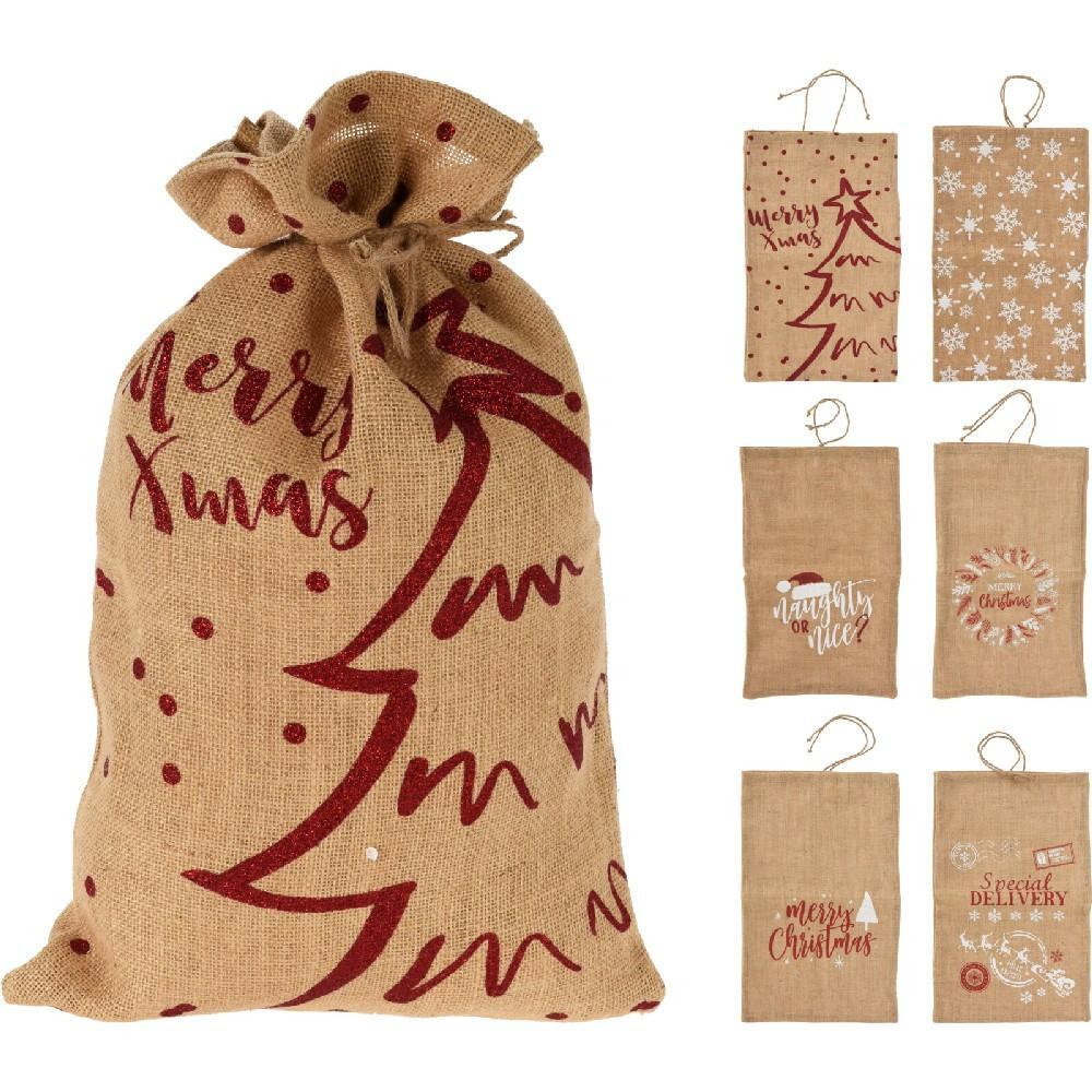 حقيبة هدايا كوبمان جوت 30 × 50 سم متنوعة 1 قطعة - 1