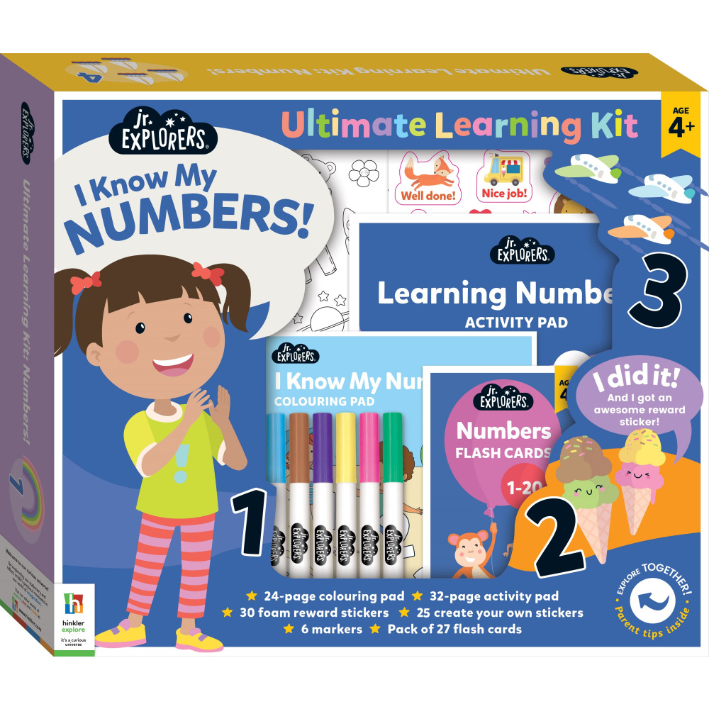 Hinkler Junior Explorers Ultimate Activity Kit I Did It Numbers - 1