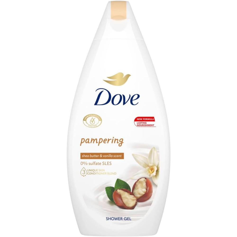 Body wash Dove Purely Pampering Shea Butter, 500 ml - 1