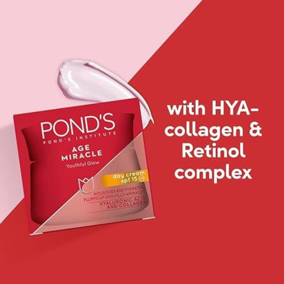 Pond's Youthful Miracle Day Cream SPF15 PA++ - Crème De Jour Visage (neuf, Envoi Gratuit)