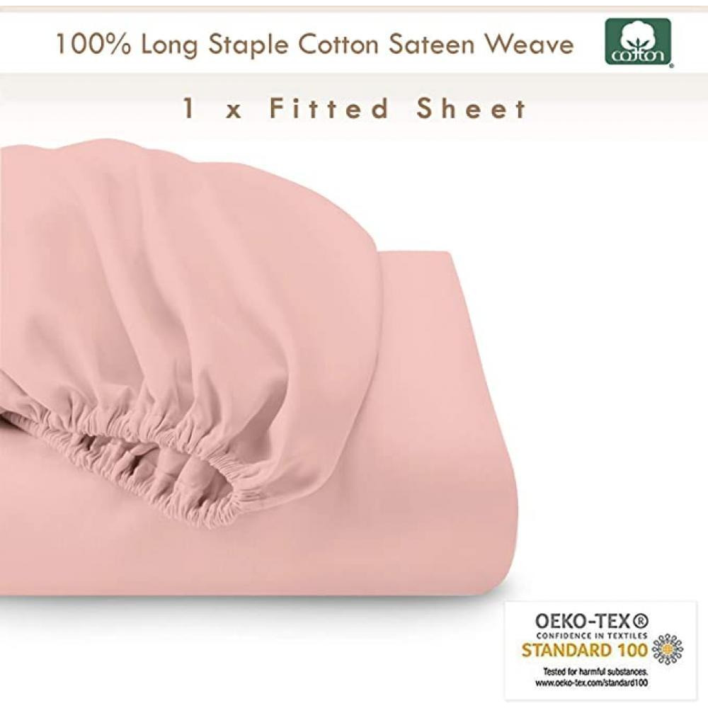 Pizuna / Sheets, Double bed, 40 cm, New rose - 2