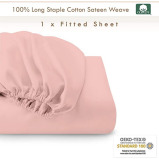 Pizuna / Sheets, Double bed, 40 cm, New rose - 2 miniature