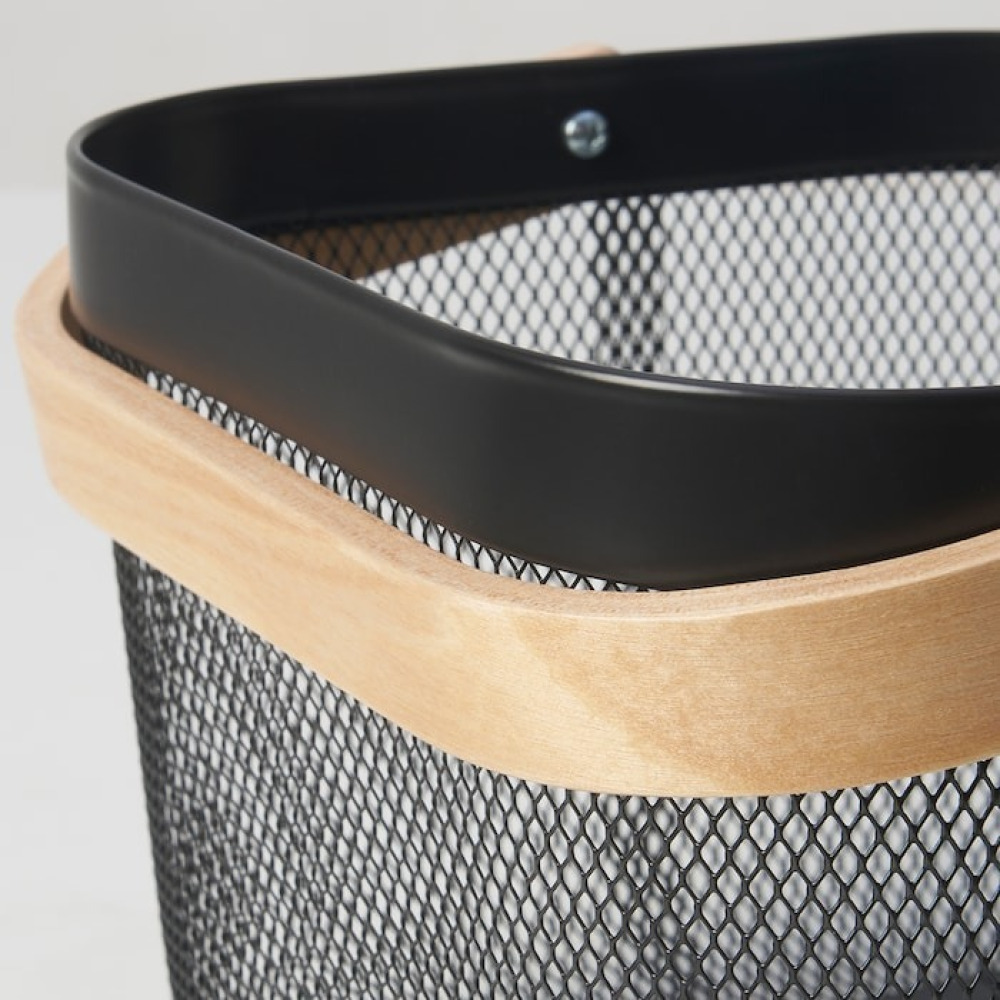 IKEA RISATORP Basket, Dark Grey, 25x26x18 cm - 4