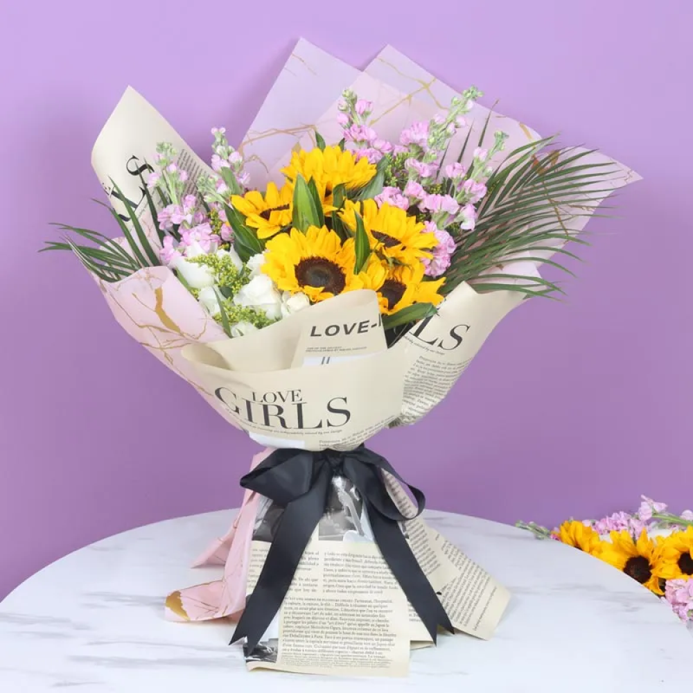 Shine Bright Flower Bouquet - 1