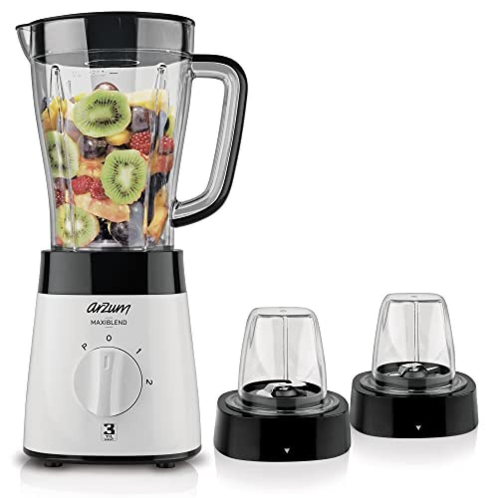 ارزوم خلاط 2 لتر دورق ماكسبلند 500 وات دورق سعة 1500 مل - 2