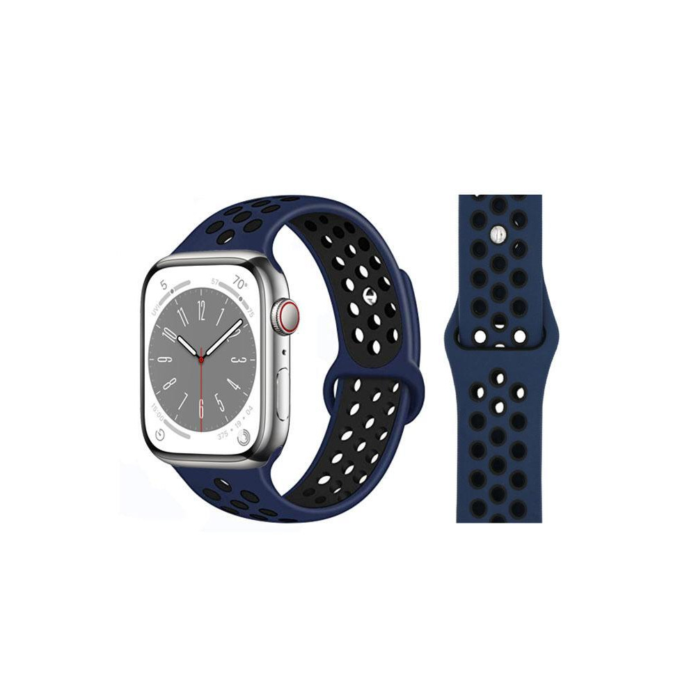 Perfii Dot Silicone Replacement Band For Apple Watch 41, 40, 38 mm Series 8/7/6/5/4 SE - 1