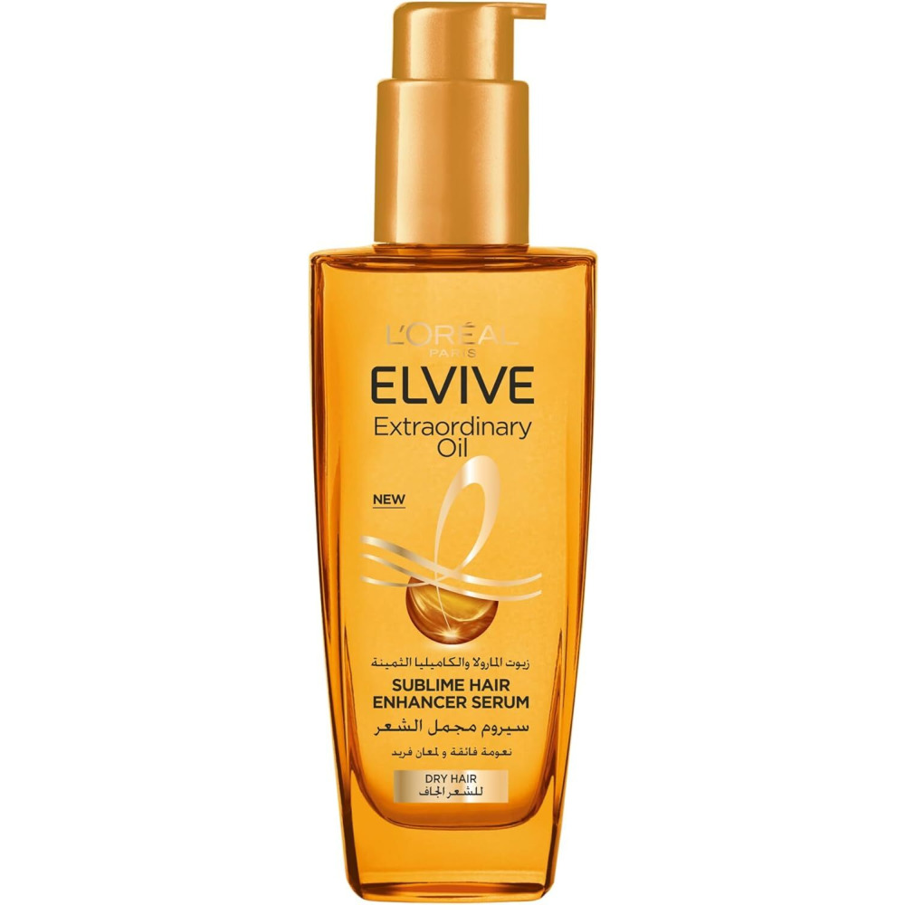 L'Oreal Paris Elvive Extraordinary Hair Oil Serum For dry Hair Types, 100Ml - 1
