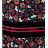 Girls' All-Over Floral Print Long Sleeves Multicolor Dresses (2-3 YRS) - 6 miniature