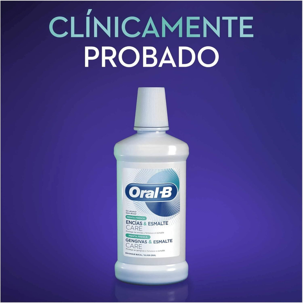Oral-B, Manual Gum and Enamel Care Fresh Mint Mouthwash, 500 ml - 7