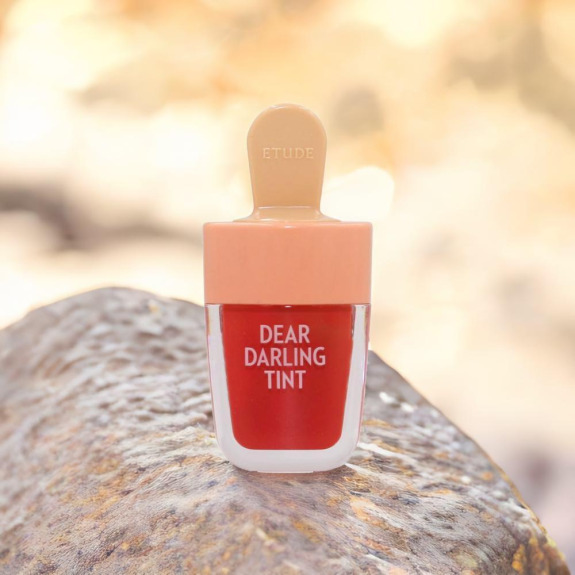 Etude House / Lip tint ، دير دارلينج ، جل مائي ، OR205 مشمش أحمر ، 0.15 أونصة (4.5 جم)