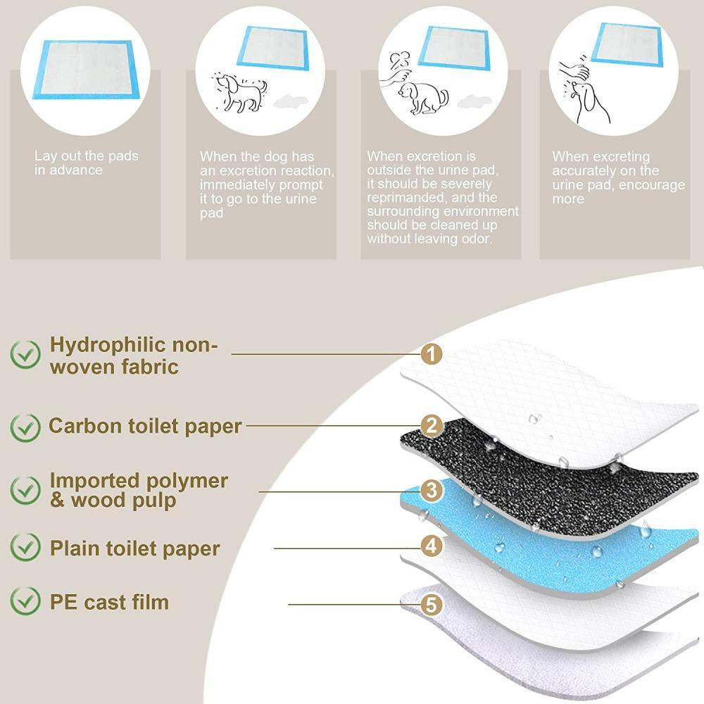 Sky-Touch / Urine pads, Pet potty training, 40x60 cm, 50 pcs, Absorbent - 2