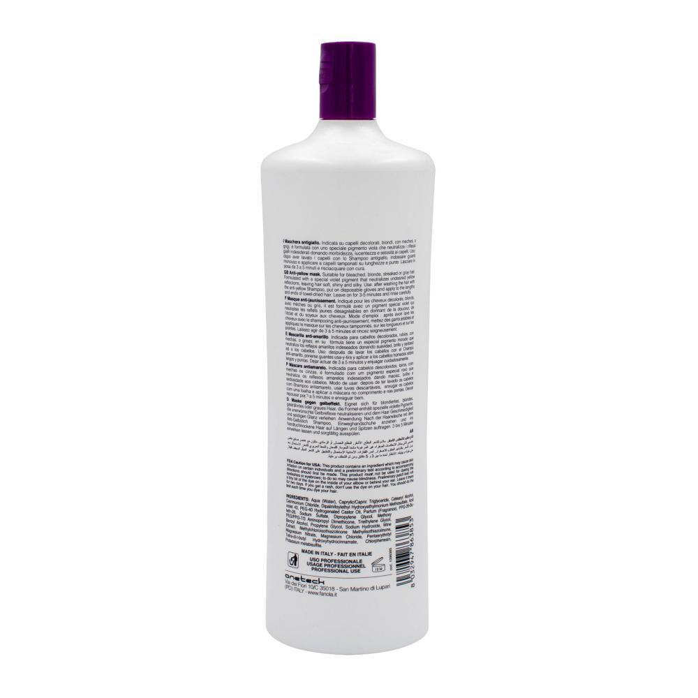 Fanola, Hair mask, No yellow mask, 33.8 fl. oz (1000 ml) - 3