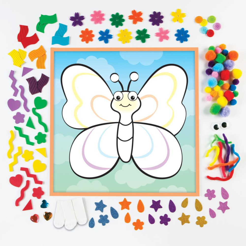 Creativity for Kids Sticky Wall Art - Butterfly - 2