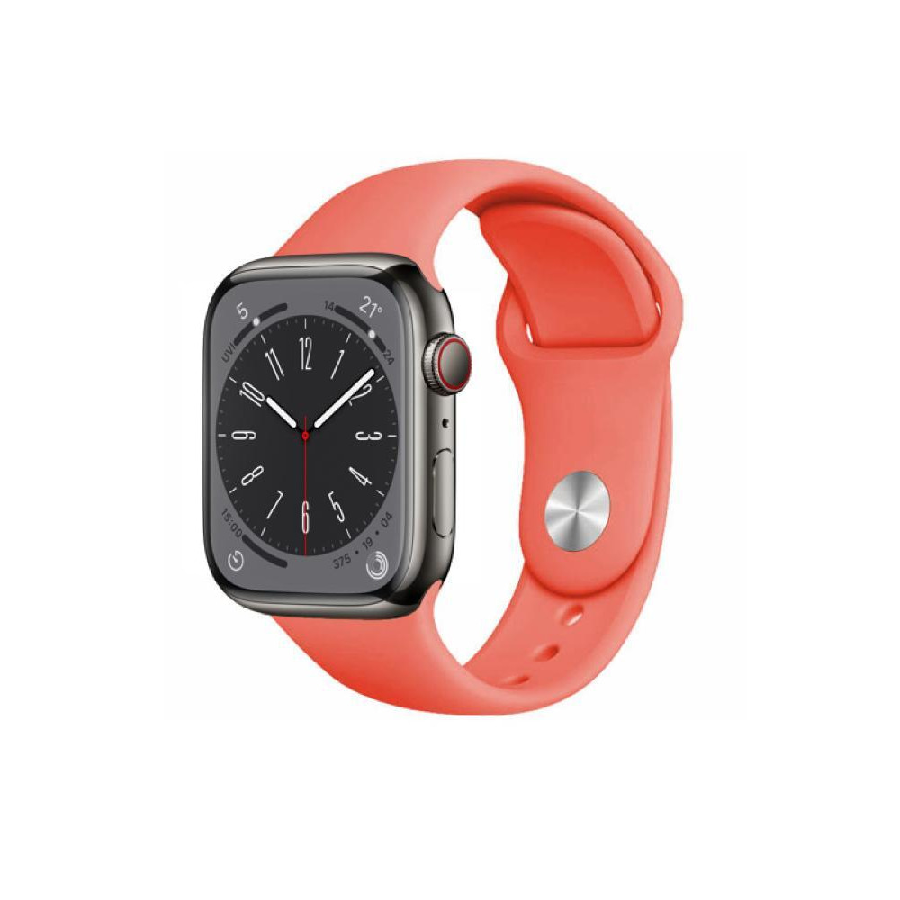 Perfii Solid Silicone Replacement Band for Apple Watch 49, 45, 44, 42 mm Series Ultra 8/7/6/5/4 SE - 2