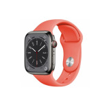 Perfii Solid Silicone Replacement Band for Apple Watch 49, 45, 44, 42 mm Series Ultra 8/7/6/5/4 SE - 2 miniature