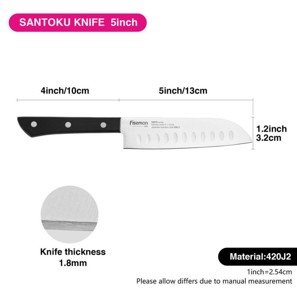 Fissman Santuko Knife 13cm TANTO - 5